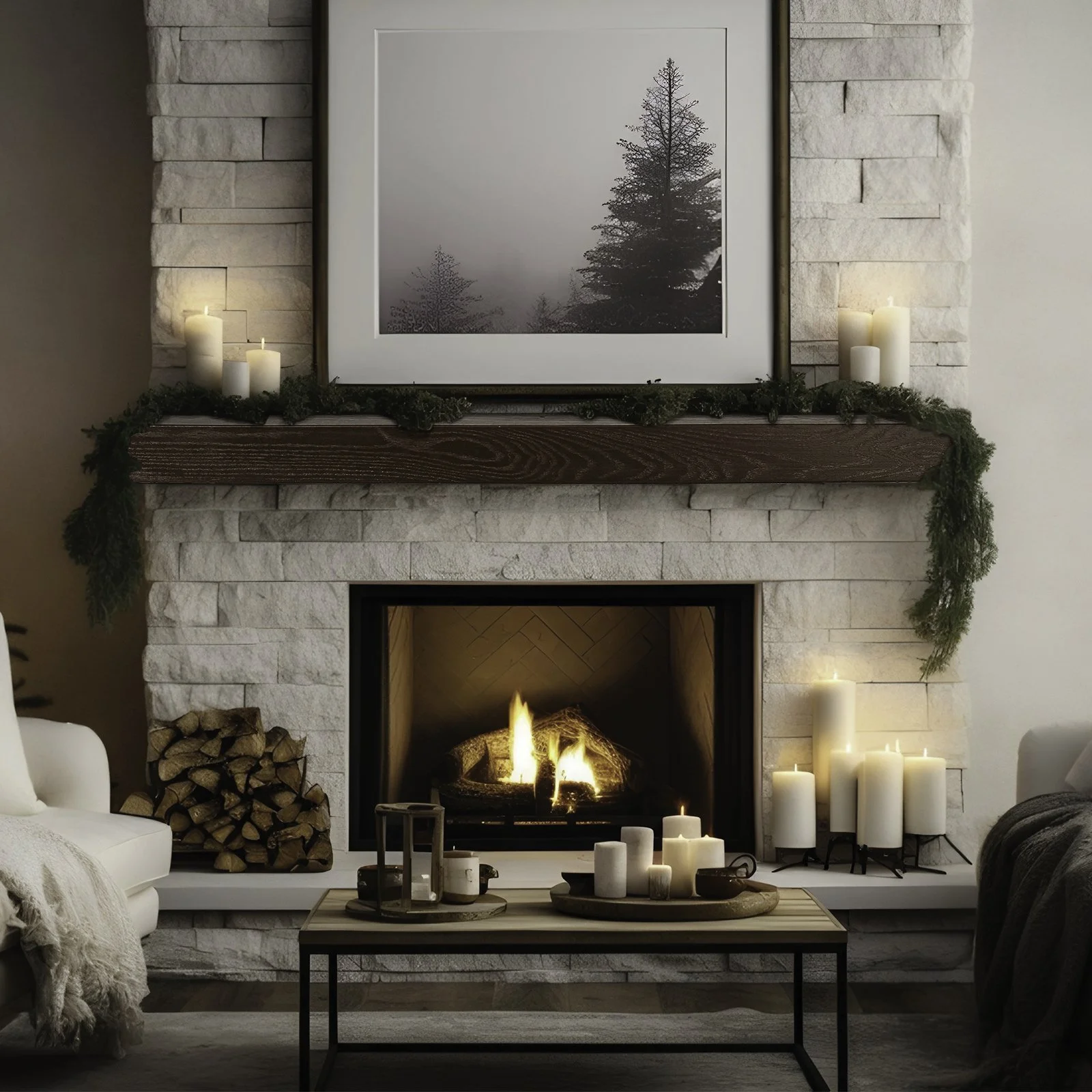 Classic Beam Mantel (Wood & Non-Combustible) — Housewarmings